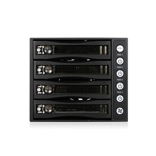 iStarUSA BPU-340SATA 3 x 5.25" to 4 x 3.5" Bay SAS/SATA 6.0 Gb/s Hot-Swap Cage (Lockable)