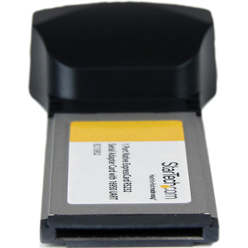 StarTech 1-Port Native ExpressCard RS232 Serial Adapter Card with 16950 UART