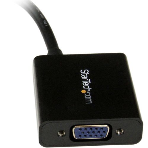 StarTech DVI-D Male to VGA Female Active Adapter Converter Cable (Black, 9.8