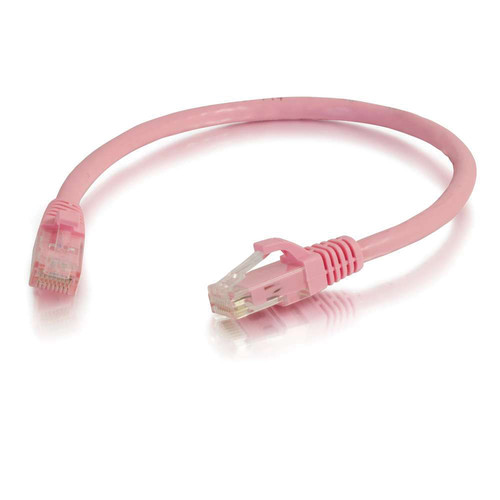 C2G 6" Cat5e Snagless Unshielded (UTP) Network Patch Cable (Pink)