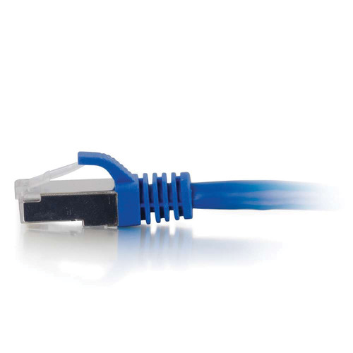 C2G 3' Cat6A Snagless Shielded (STP) Network Patch Cable (Blue)