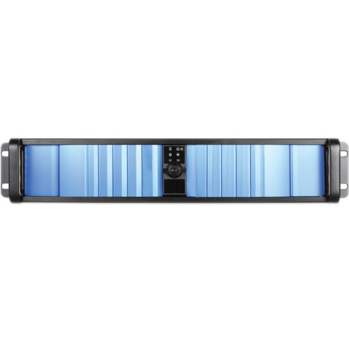 iStarUSA D Storm D-200SEA 2U Compact Stylish Rackmount Chassis with Blue SEA Bezel
