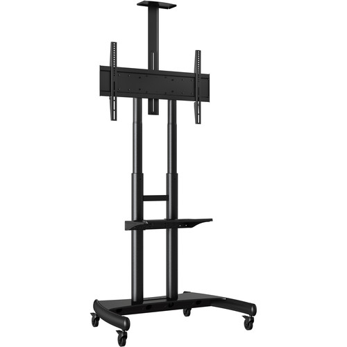Luxor FP4000 Adjustable Height LCD TV Stand and&nbsp;Mount with Accessory Shelf and Camera Mount