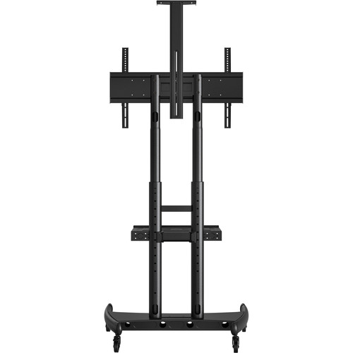 Luxor FP4000 Adjustable Height LCD TV Stand and Mount with Accessory Shelf and Camera Mount