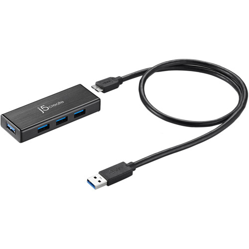 j5create JUH340 USB 3.1 Gen 1 4-Port Mini Hub