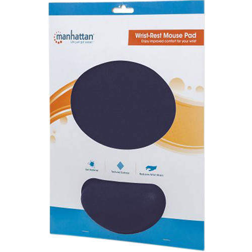 Manhattan Wrist-Rest Mouse Pad (Blue)