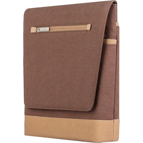 Moshi Aerio Lite Vertical Messenger Bag for Select Apple iPads or Apple 12" MacBook (Cocoa Brown)