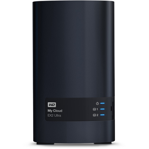 WD My Cloud Expert Series 16TB EX2 Ultra 2-Bay NAS Server (2 x 8TB)