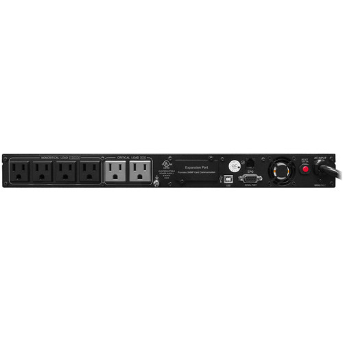 CyberPower PR1000LCDRM1U Smart App Sinewave UPS (1000VA/750W)