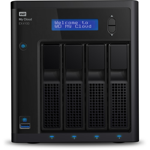 WD My Cloud Expert Series 24TB EX4100 4-Bay NAS Server (4 x 6TB)