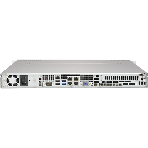 Supermicro SuperServer 5019S-MN4 1U Rackmount Server (Black)
