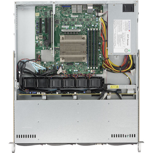 Supermicro SuperServer 5019S-MN4 1U Rackmount Server (Black)