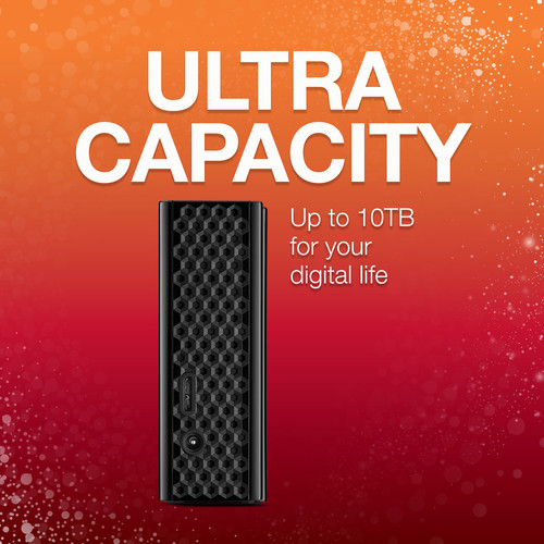 Seagate 6TB Backup Plus USB 3.0 External Hard Drive with USB Hub