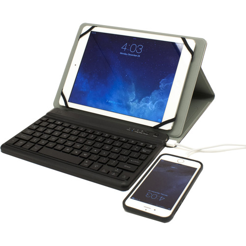 M-Edge Folio Power Pro Keyboard Case for 7 to 8