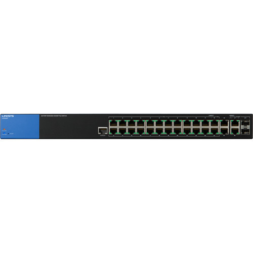 Linksys LGS528P 28-Port Managed Gigabit Ethernet PoE+ Switch