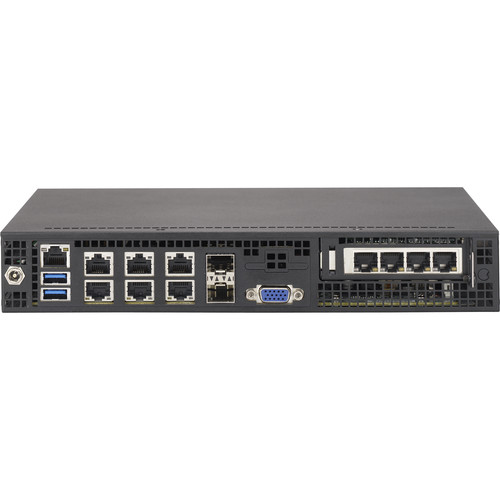 Supermicro E300-8D SuperServer with Intel Xeon Processor D-1518 (Black)
