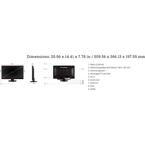 ViewSonic VA2246MH-LED 22