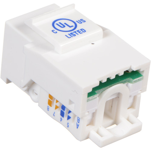 Tera Grand CAT6 Tool-Less Keystone Jack (White)