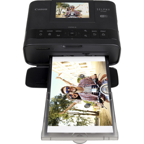 Canon SELPHY CP1300 Compact Photo Printer Battery Bundle (Black)
