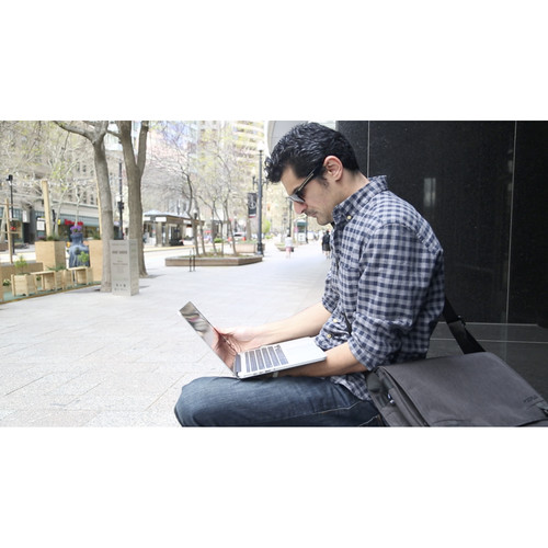 GoPlug Computer Messenger Bag (Graphite)