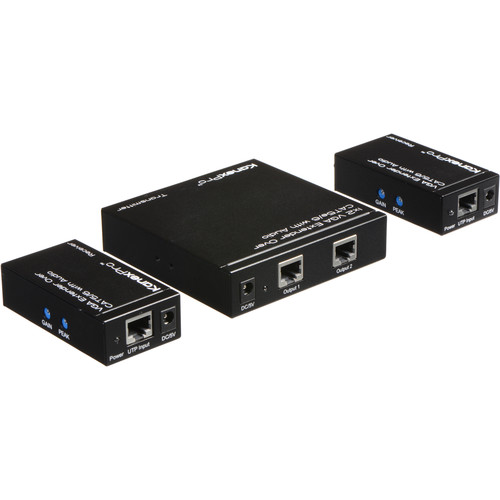 KanexPro VGA Extender over CAT5/6 with Audio (1 x 2)