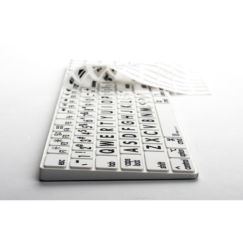 LogicKeyboard XL-Print Cover for Full-Sized Apple Magic Keyboard (Black / White)