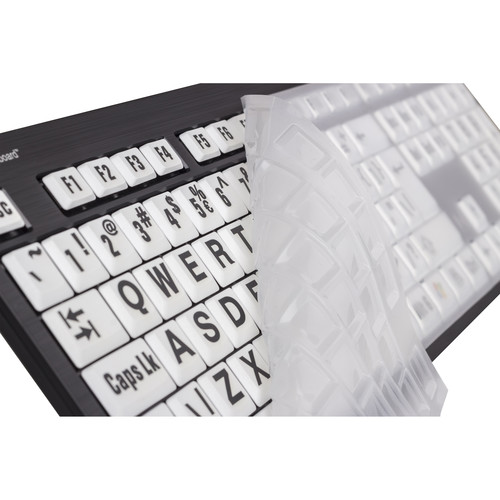 LogicKeyboard Clear Silicone Cover for PC Slim Line / Nero PC Slim Line Keyboard