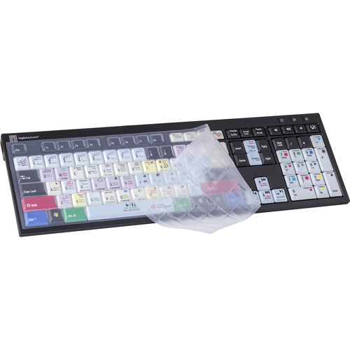 LogicKeyboard Clear Silicone Cover for PC Slim Line / Nero PC Slim Line Keyboard