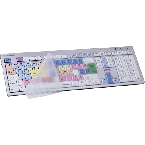 LogicKeyboard Clear Silicone Cover for PC Slim Line / Nero PC Slim Line Keyboard