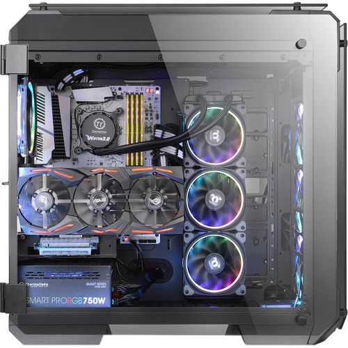 Thermaltake View 71 Tempered Glass Edition Full-Tower Case (Black, RGB LEDs)