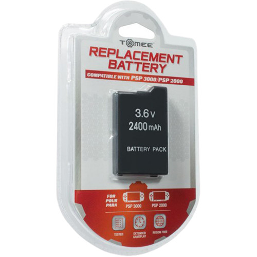 HYPERKIN Tomee 2400mAh Replacement Battery for PSP 2000/3000