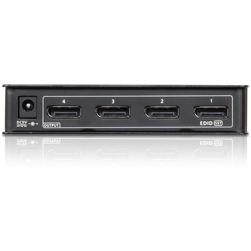 ATEN 4-Port 4K DisplayPort Splitter with MST Extend and SST Split Modes Support