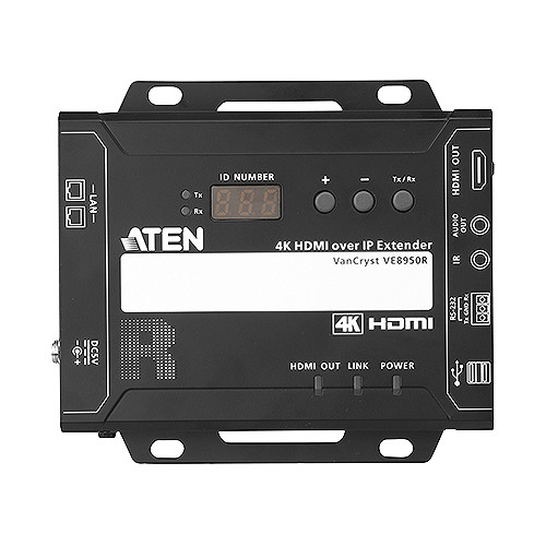 ATEN 4K HDMI Extender Receiver over IP CATx Cable