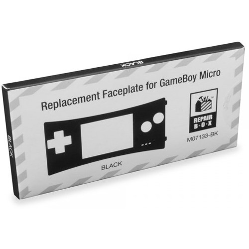 HYPERKIN RepairBox Replacement Faceplate for Nintendo Game Boy Micro (Black)