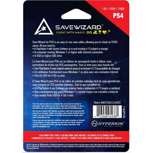 HYPERKIN Save Wizard Save Editor for PlayStation 4 (Product Key Code)