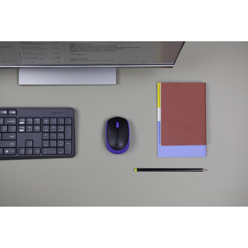 Logitech M170 Wireless Mouse (Blue)