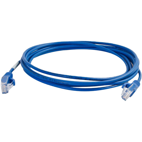 C2G RJ45 Male to RJ45 Male Slim Cat 6 Patch Cable (1', Blue)