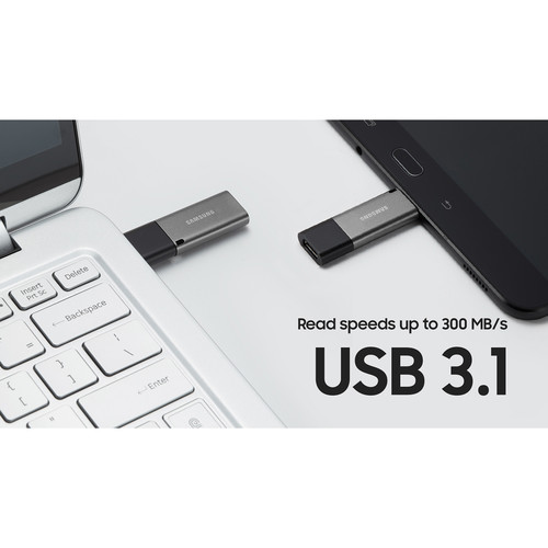 Samsung 32GB DUO Plus USB Type-C Flash Drive with USB Type-A Adapter