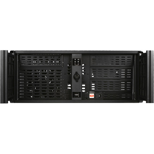 iStarUSA D Storm Series 4U Compact Stylish Rackmountable Chassis (Silver Bezel)