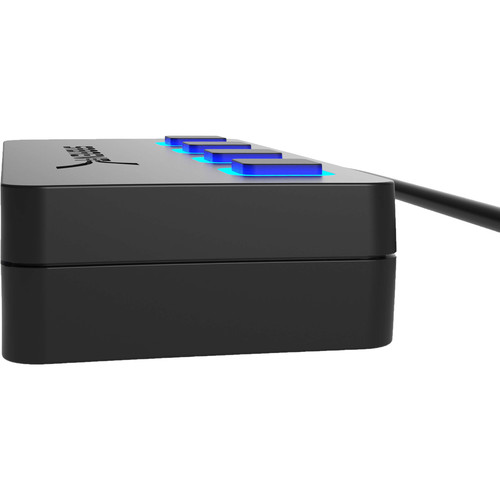 Sabrent USB 3.0 4-Port Hub with Individual Power Switches and AC Adapter