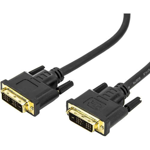 Rocstor Rocpro DVI-D Single-Link Male Cable (3', Black)