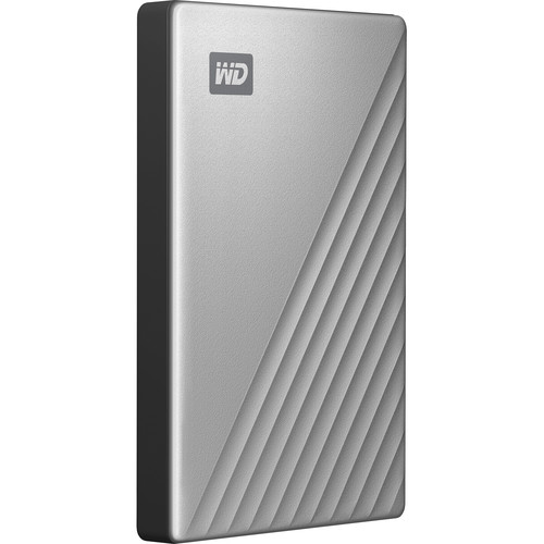 WD 2TB My Passport Ultra USB 3.0 Type-C External Hard Drive (Silver)