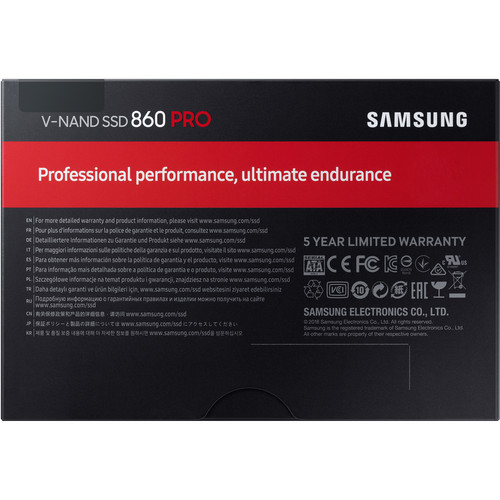 Samsung 4TB 860 PRO SATA III 2.5