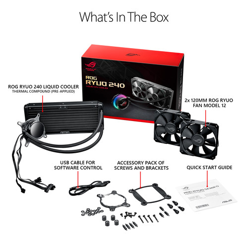 ASUS Republic of Gamers Ryuo 240 All-in-One Liquid CPU Cooler