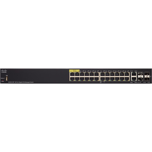 Cisco SG350-28P 350 Series 28-Port PoE+ Managed Gigabit Ethernet Switch