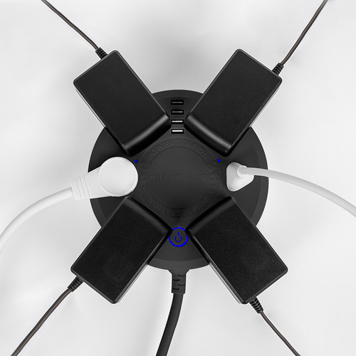 ChargeHub Powerstation 360 Surge Protector (Black)