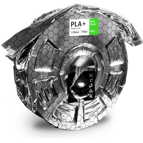 Kodak 1.75mm PLA+ Filament (750g, Neon Green)