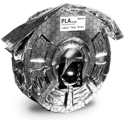 Kodak 1.75mm PLA Tough Filament (750g, Natural)