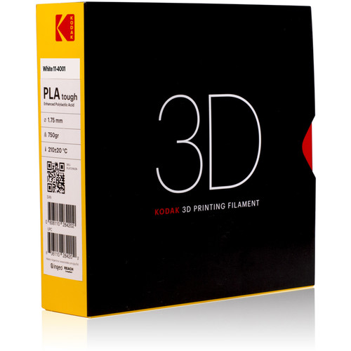 Kodak 1.75mm PLA Tough Filament (750g, White)