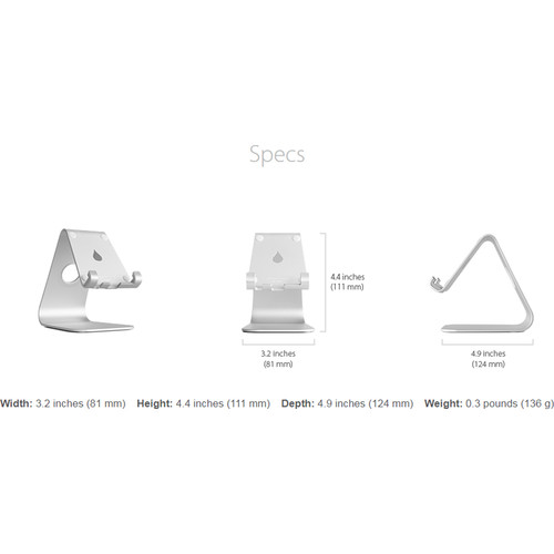 Rain Design mStand Mobile Stand for Smartphones and Tablets (Gold)